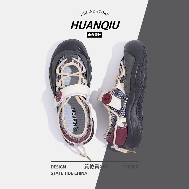Global ZHQ5365 Velcro dad shoes women's summer Internet celebrity ugly cute shoes niche design casual sports women's shoes