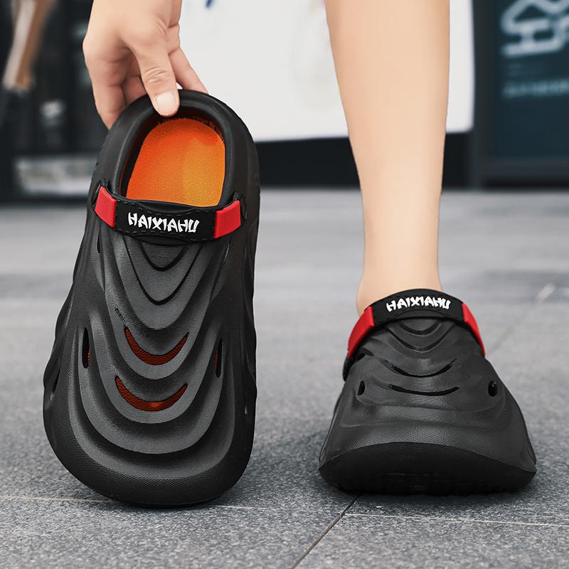 Men Outdoor Sandals Slippers Beach Comfortable Thick Sole Clogs Men Casual Shoes Garden Shoes Men Women Beach Sandals