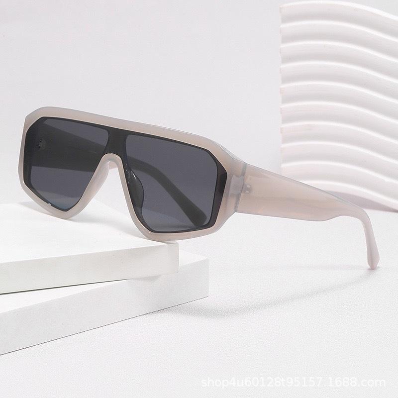 Large Frame Sunglasses Men'S And Women'S Integrated Lenses Y2K Goggles Party Future Technology Glasses