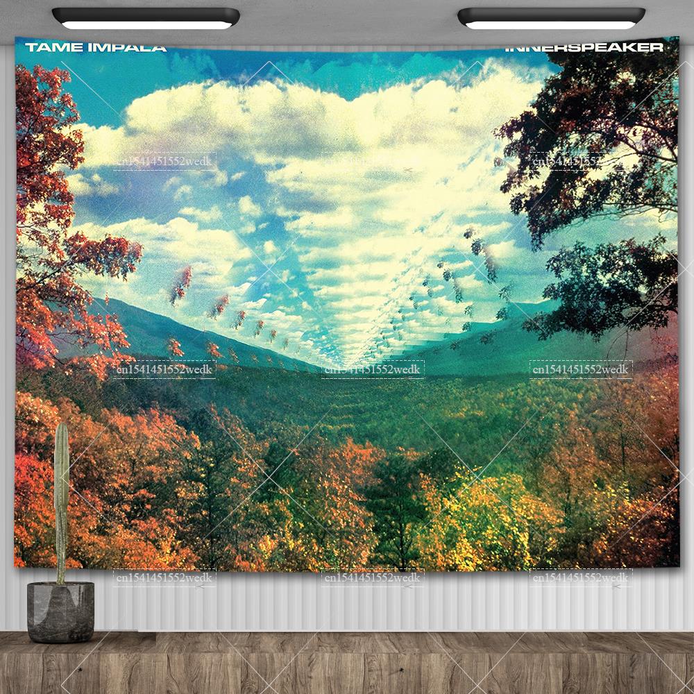 Tame Impala Currents Music Album Posters Wall Hanging Rock Band Poster Meme Tapestries For Bedroom Home Decor Aesthetic Flags