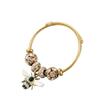Fashion Bee Bangle Brass Plated Adjustable Jewelry For Women Gift Idea