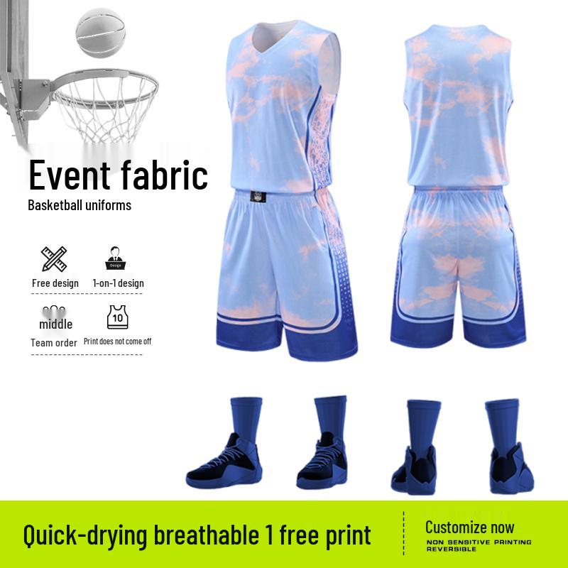 Unisex Quick-Dry Basketball Jersey Set