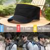 Dunluluoyin Work Casual UV Solid Perfect for and Outdoor Black Men's Cap, Hat, Protection, Lightweight, Breathable, Quick-Drying, Summer, Color,