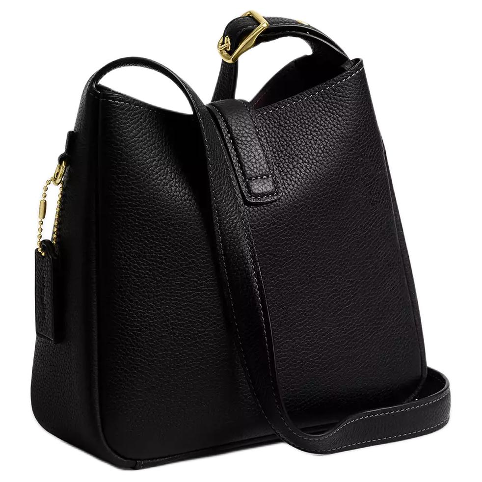 Coach Hadley 20 Leather Shoulder Crossbody Bag Women Bags Black CAL60-IMBLK