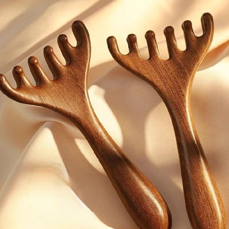 Head Massager Manual Scalp Massager Gua Sha Tools Five Claws Scalp Massage Comb,Portable Handheld Gua Sha Tools Gifts