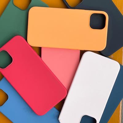 Stilvolle, weiche Silikonhülle für Apple iPhone 16 Pro 13 14 15 16 in Bonbonfarben, komplett umwickelt, sturz- und schmutzabweisend, originale Schutzhülle