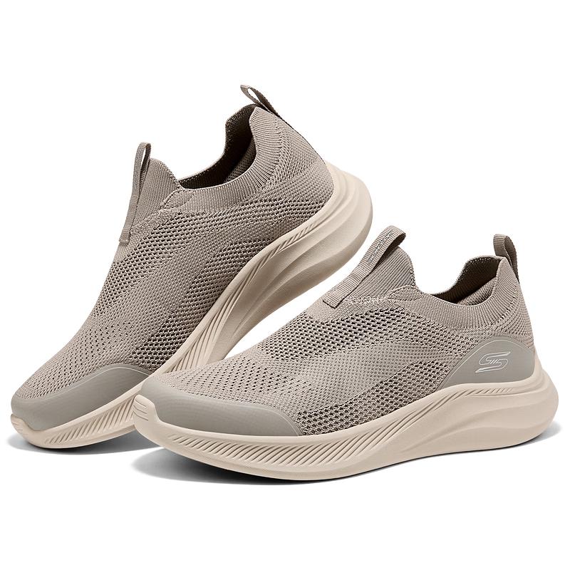 Skechers Men's Slip-On Breathable Mesh Walking Shoes 118156