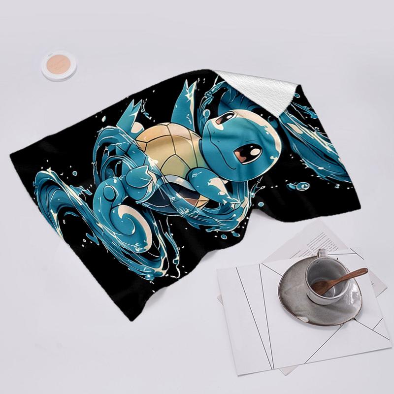 proof beach towel with Pokémon pattern - soft,absorbent,quick-drying,machine washable - perfect for swimming,camping,bathing