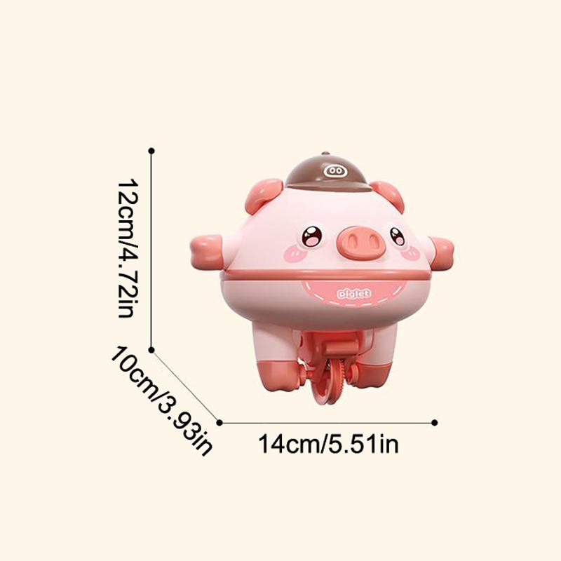 

Novelty Tightrope Walking Tumbler,Cute,Balanced Pig Toy Gyro Cute Balance Pig Piglet Pig Walking Tightrope For Kids розовый