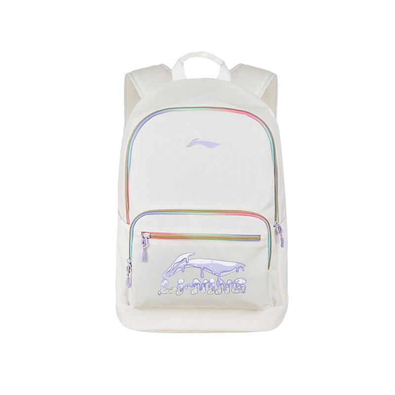 

Новый рюкзак LiNing из полиэстера обычный унисекс белый и фиолетовый ABSV313-14 33.0*19.1*46.0CM