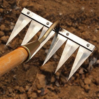 Tuinhark met Afneembaar Ontwerp Ergonomische Handgreep Efficiënt Wiedgereedschap met Scherpe Punten Tuingereedschap
