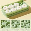1PC Doughnut Ice Mold Summer Ice Box Green White Donut Mold For Juice Drink Beer Silicone Mold Ice Tray 23.x12x3cm