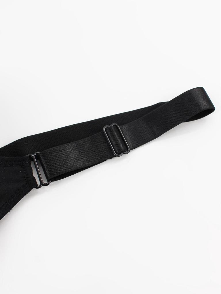 Nahtloser Bügel-Push-up-Form-Sport-BH mit tiefem V-Rücken