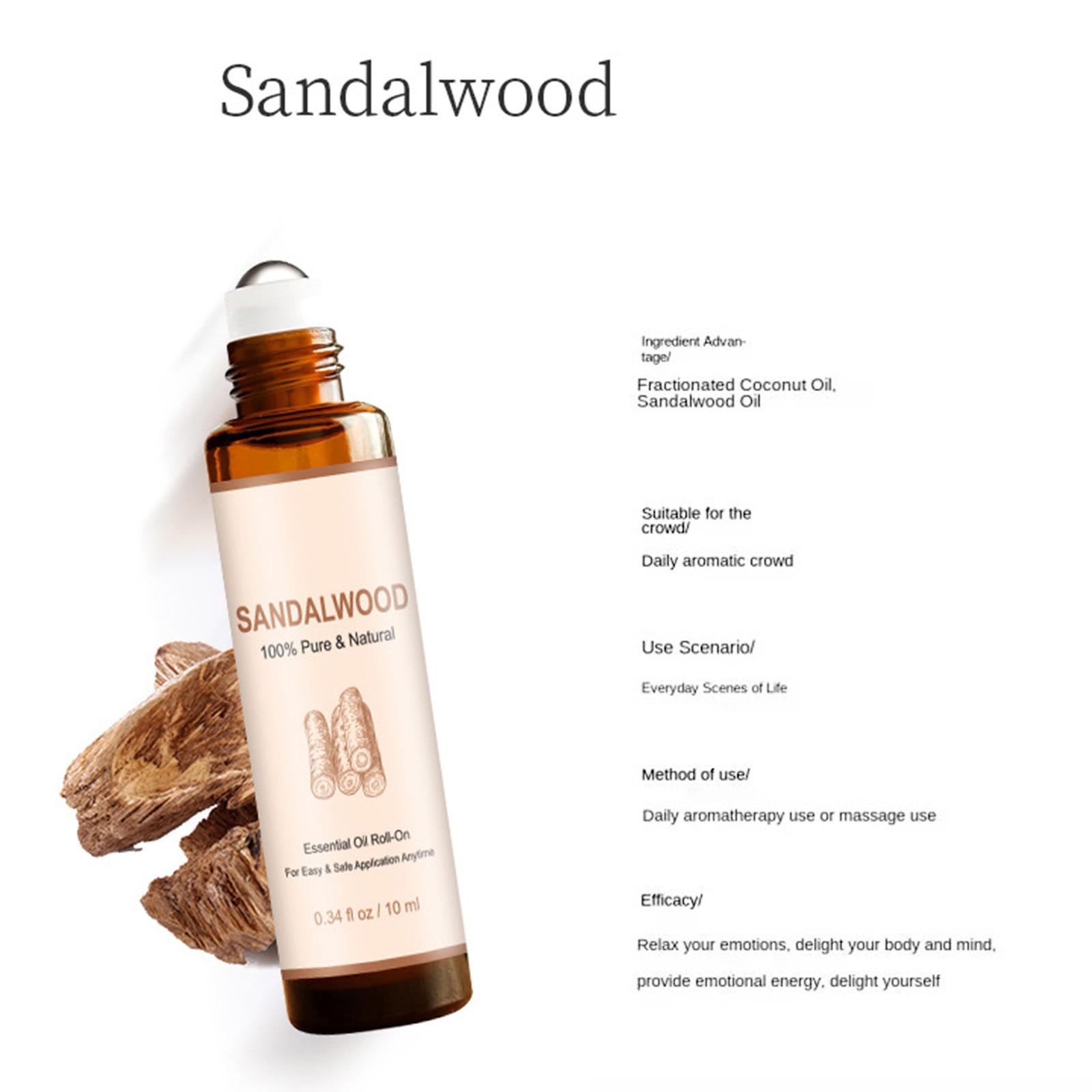 

10 мл Роликовий аплікатор з ефірною олією для розслаблення, ароматерапії, дорожнього розміру, безпечний для шкіри, ефірні олії для жінок, чоловіків, для самодогляду, подарунки 10ML