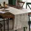 Table Flag Cotton Hemp Red Love Wedding Color Weaving Natural Material American Festival Party Dining Table Decoration