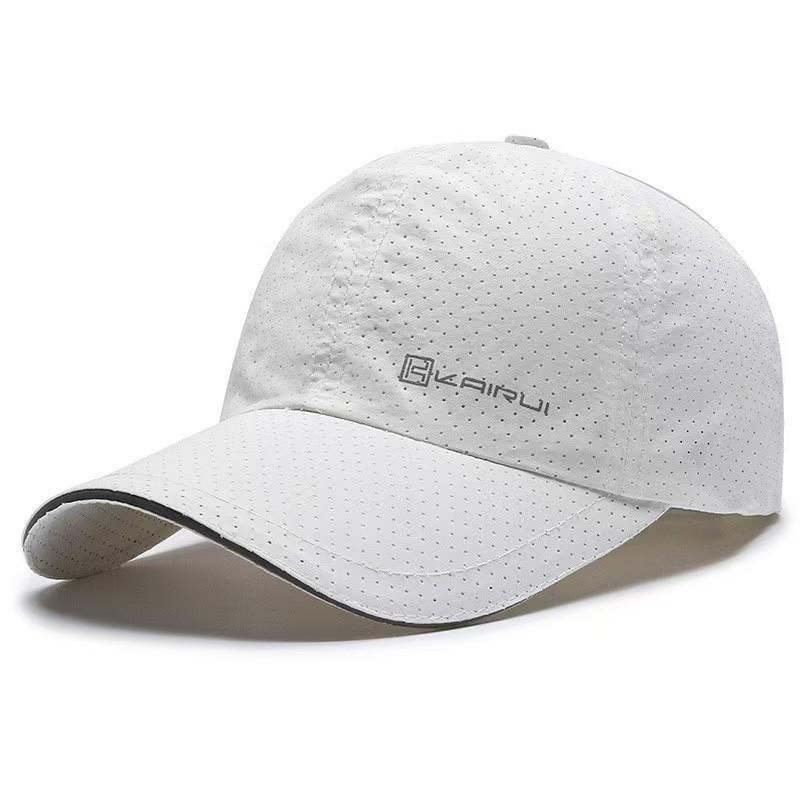 Mesh Breathable Sun Protection Baseball Cap with Reflective Lettering for Men & Women