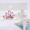 Kids Gift Princess Hairclip Hairpin Tiara Crown Hair Comb Crystal Rhinestone Hair Jewelry Flower