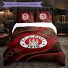 Set Biancheria da Letto Fulham Football 3 Pezzi Morbido Set Copripiumino con Federe Set Decorazione Camera da Letto per la Casa