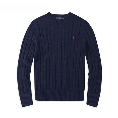 VAYLA Autumn and Winter Sweater with Round Neck PulloverThickened Diamond Shaped Long Sleeved Knitted Sweater Unisex