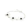 Les Trésors De Lily [I2622] - Silver Bracelet 'Jeet Black Goddess' Silver-black (rhodium-plated) - 18 Mm