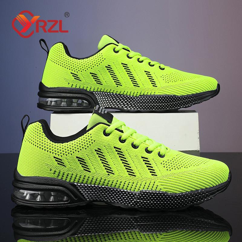 YRZL Mens Shoes Breathable Mesh Sneakers for Men Comfortable Walking Shoes Non Slip Casual Sports Shoes Man Running Shoe