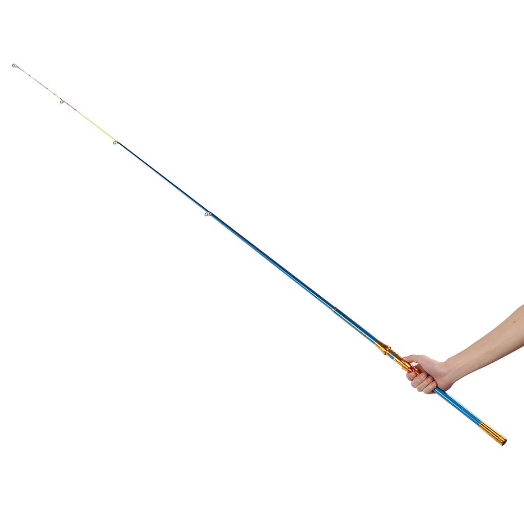 1.8m Fishing Pole Outdoor Fiberglass Telescopic Casting Fishing Rod with Metal Reel Seat