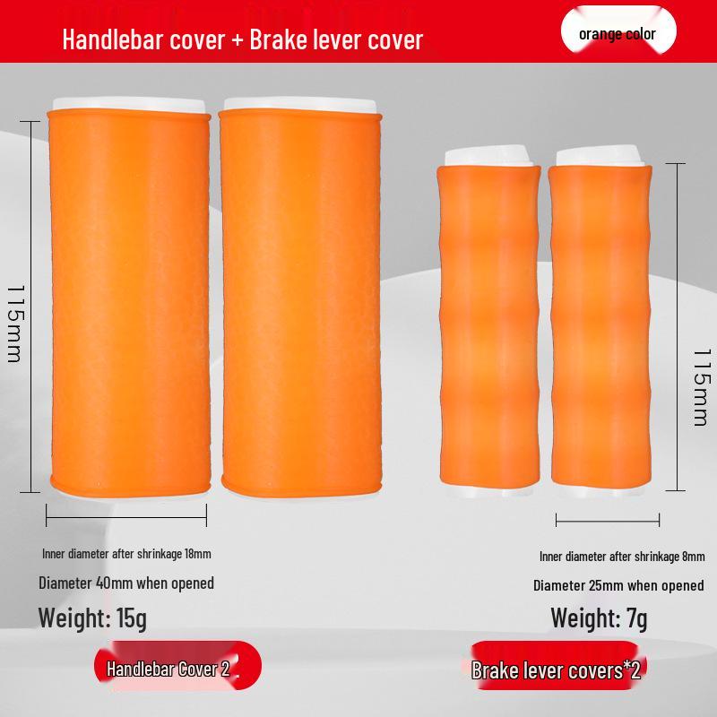 Universal Non-Slip Silicone Handlebar Grips for E-Scooters: Quick Install, Self-Suction, Shock-Absorbent, Wear-Resistant, Various Colors.