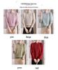 Mom's Red Winter Sweater - Velvet-Thickened Base Layer for Weddings, Mother-in-Law Approved, Zodiac Year Style for Middle-Aged & Elderly Women