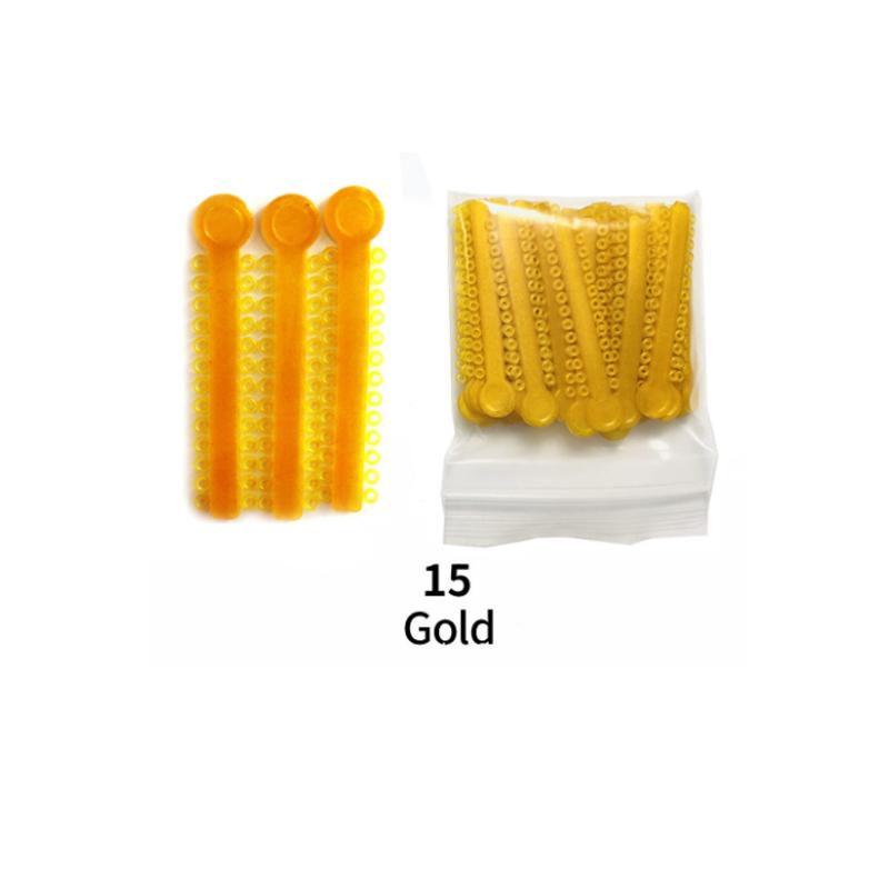 1040 Uds/40 Varillas De Ligadura Elástica De Ortodoncia Dental Bandas Coloridas Anillos Elásticos De Látex Para Soportes Herrami