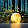 Moonlight Waterproof Solar Crater Lawn Light for Outdoors