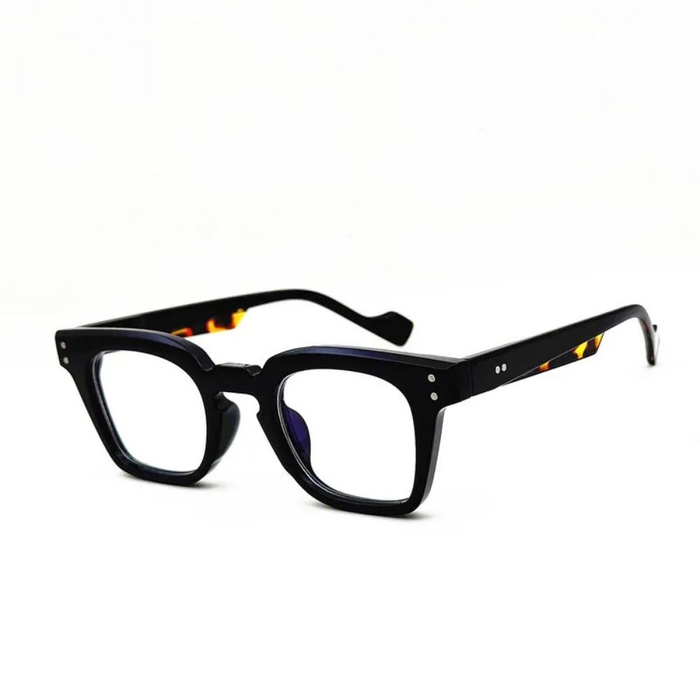 0~4.0 Retro Rechteckige Brillenfassung Lesebrille HD Anti Blaulicht Unisex Lesebrille