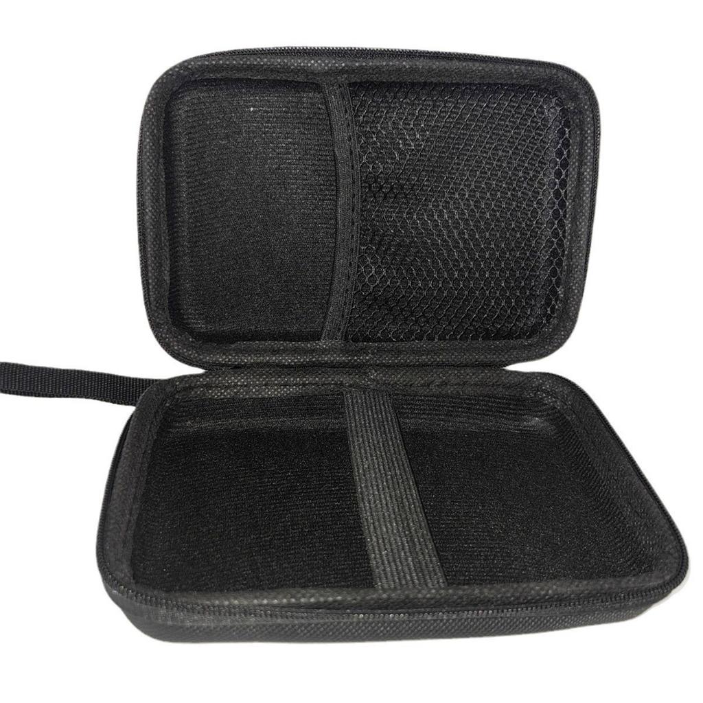 Protector Case Storage Box for R36S R35S K36 Scratchproof Bag Handheld Game Console Carrying Case with Mesh Pocket Black