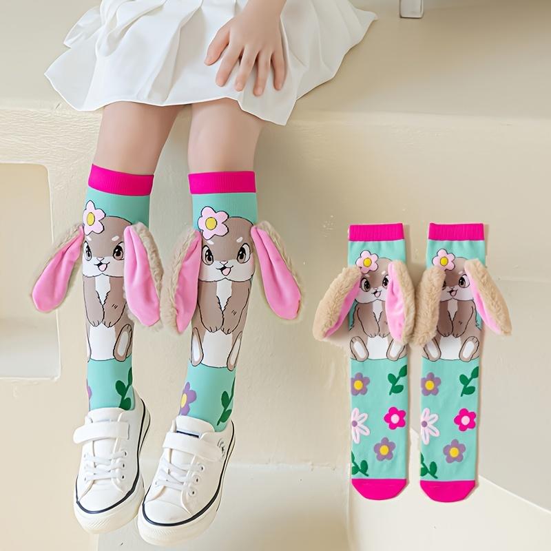1 Pair of Children's Cute Cartoon Accessory Thigh-high Stockings Princess-style Fashion Dance Stockings for Girls
