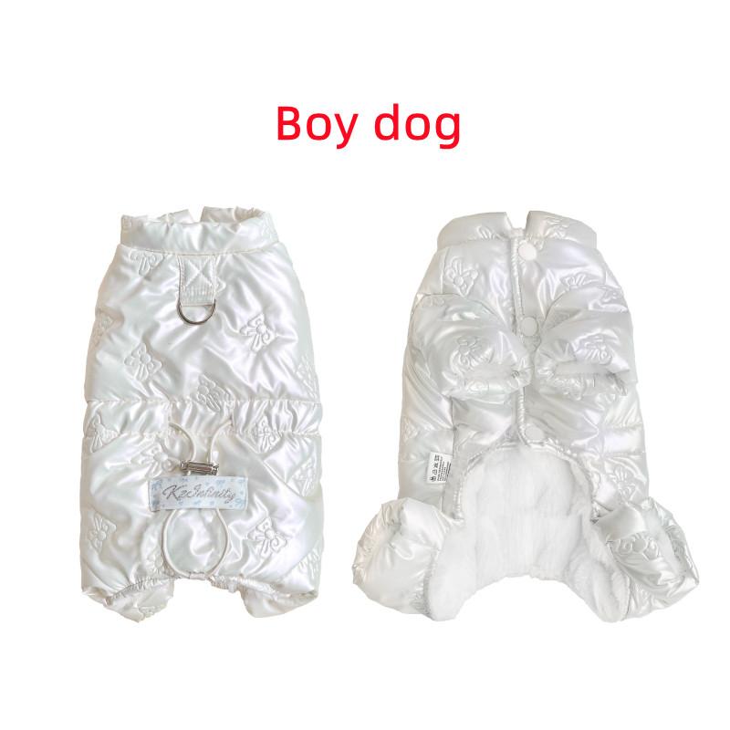 Boy Girl Dog Clothes Jumpsuit Winter Pet Apparel Puppy Yorkie Pomeranian Maltese Poodle Bichon Schnauzer Clothing Pet Apparel