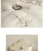 Princess Style French Embroidery Long Staple Cotton Four-Piece Bedding Set with Duvet Cover and Fitted Sheet