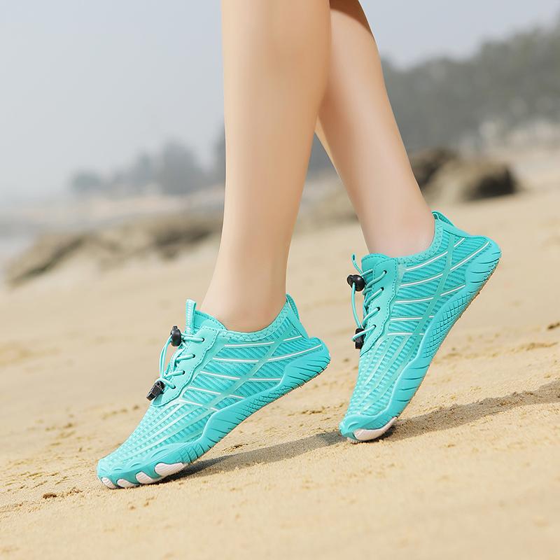 35-46 Yoga Fitness Shoes Men's Multi-function Solid Color Water Sports Outdoor Hiking Shoes Women's Large-scale Diving Beach Shoes