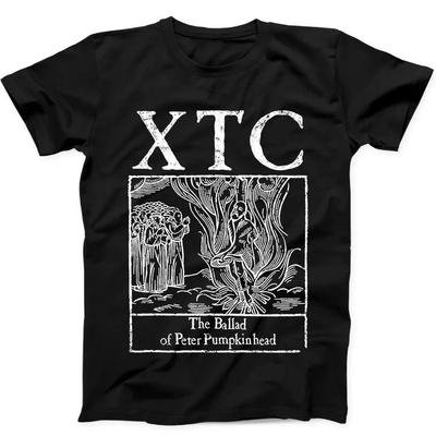 XTC Balladen om Peter Pumpkinhead Musikkgave T-skjorte Svart T-skjorte 381