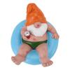 Pool Schwimmer Gnom Statue Harz Pool Party Entspannung Lustig Garten Schwimmende Gnom Figur für