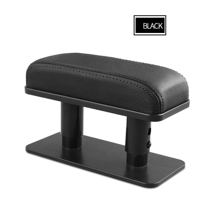 Car Elbow Rest Armrest Heightening Pad   Leather Height Adjustable Car Accessories