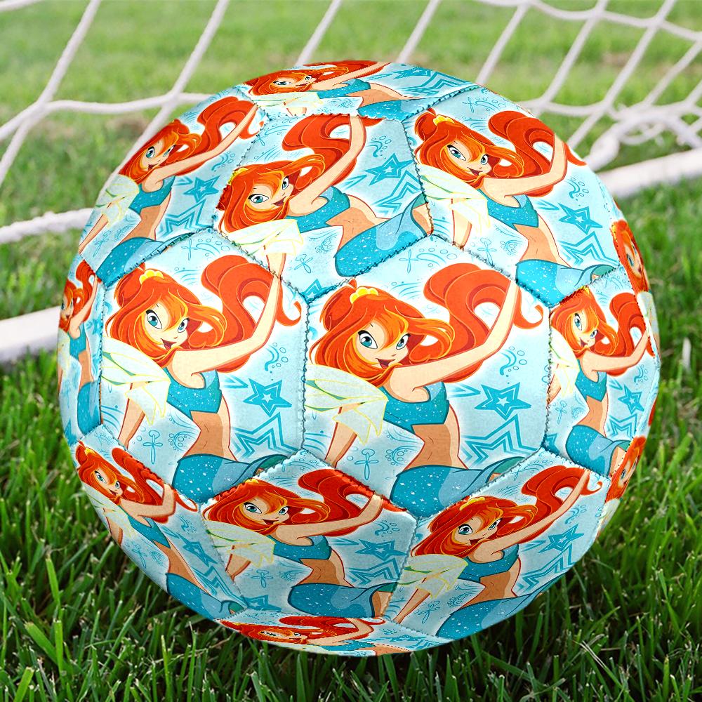 Pallone da Calcio Winx Club Taglia 5, Adatto per Partite Indoor e Outdoor, un Regalo Adatto a Tutti.