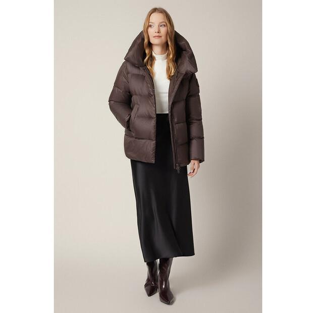 Куртка Пуховая Коричневая Lancerto Flyn