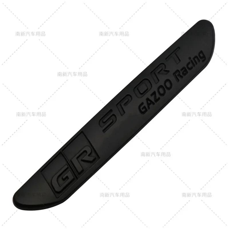 1Pcs 3D Metal GR Sport Gazoo Racing Side Fender Emblem Rear Boot Trunk Badge Sticker For Toyota GRsport C-HR RAV4 Corolla Camry
