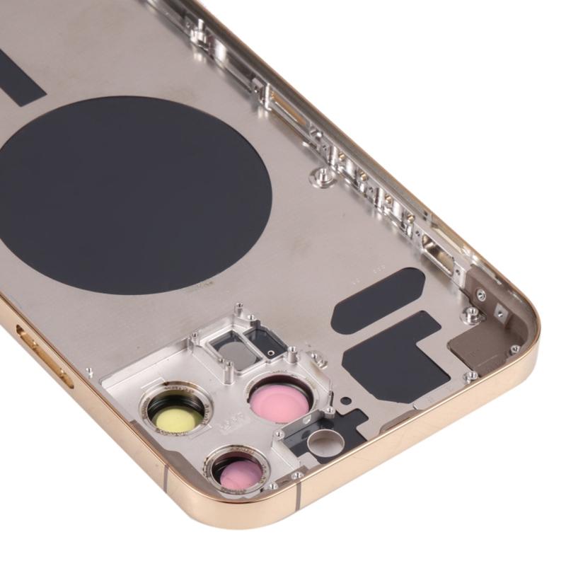 For iPhone 13 Pro Max 6.7 inch Back Battery Housing Cover+Middle Plate Frame+Side Buttons Replacement Part (without Logo)