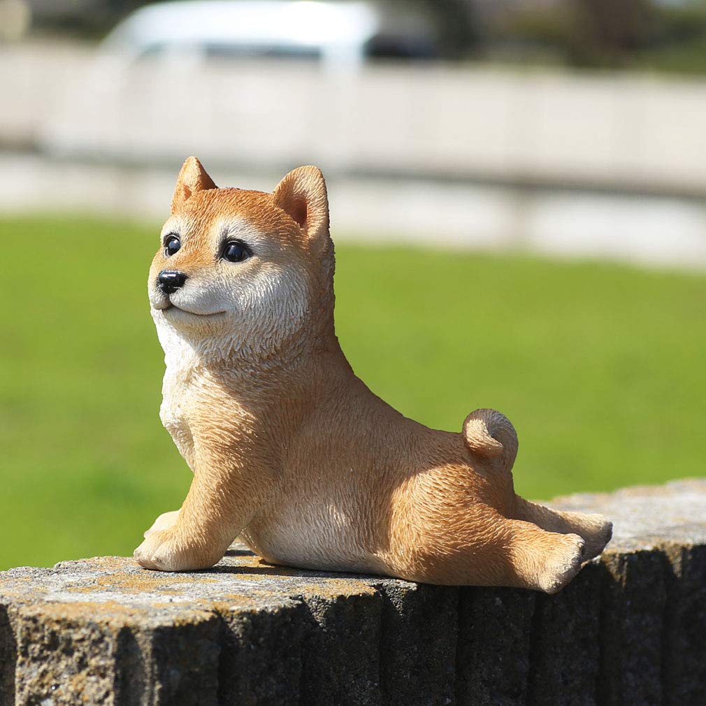 Devalier Ca198 Dog Figurine Shiba Inu Resin Gift Perfect Present [Genuine]