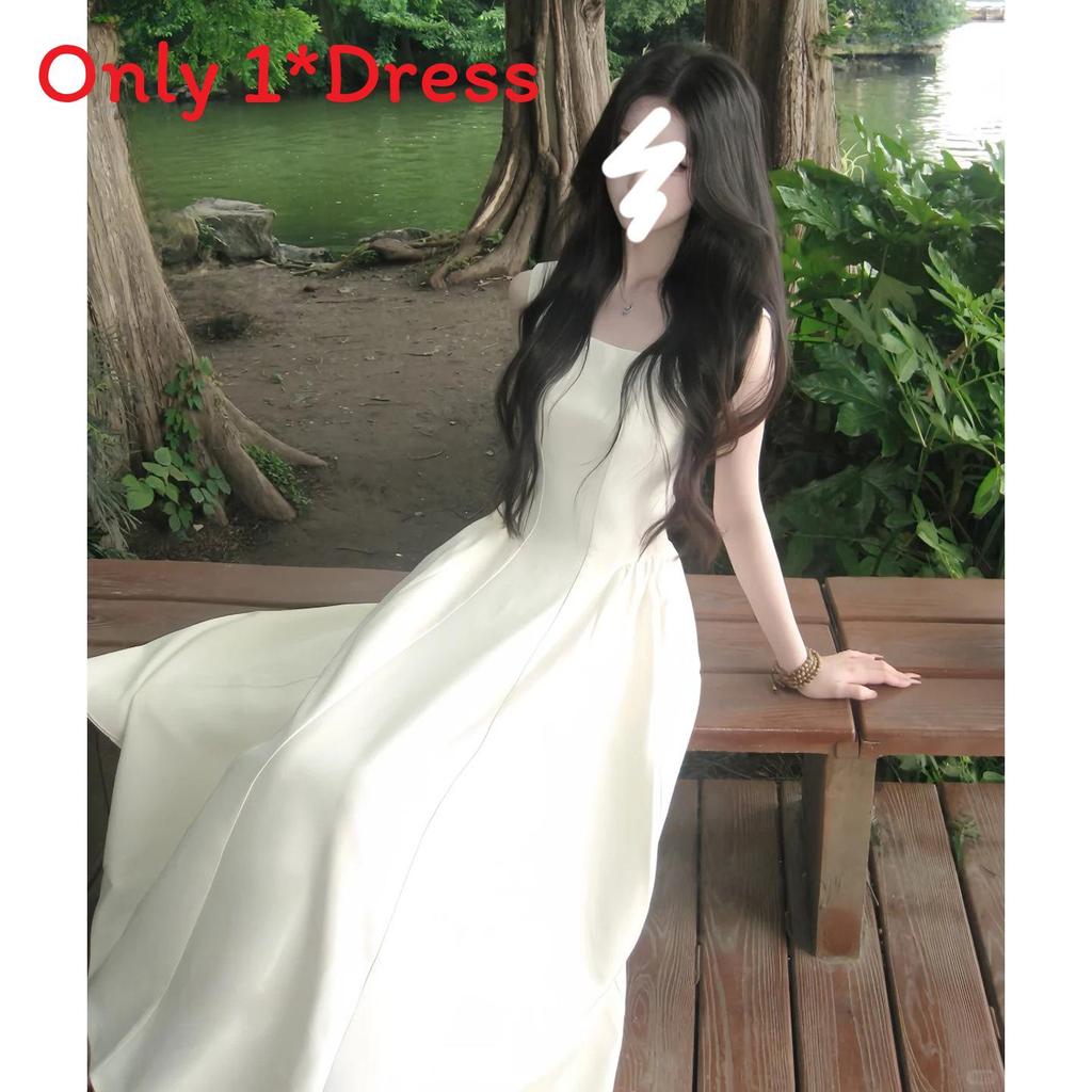 Sleeveless Aline Dress With High Waist And Cotton Knit Fabric For Summer Casual Wear