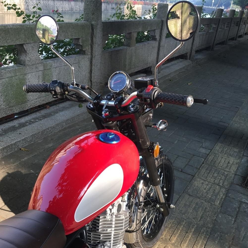 22mm Diameter Aluminum Alloy Retro Motorcycle Modified Handlebar Flat (Matte Black)