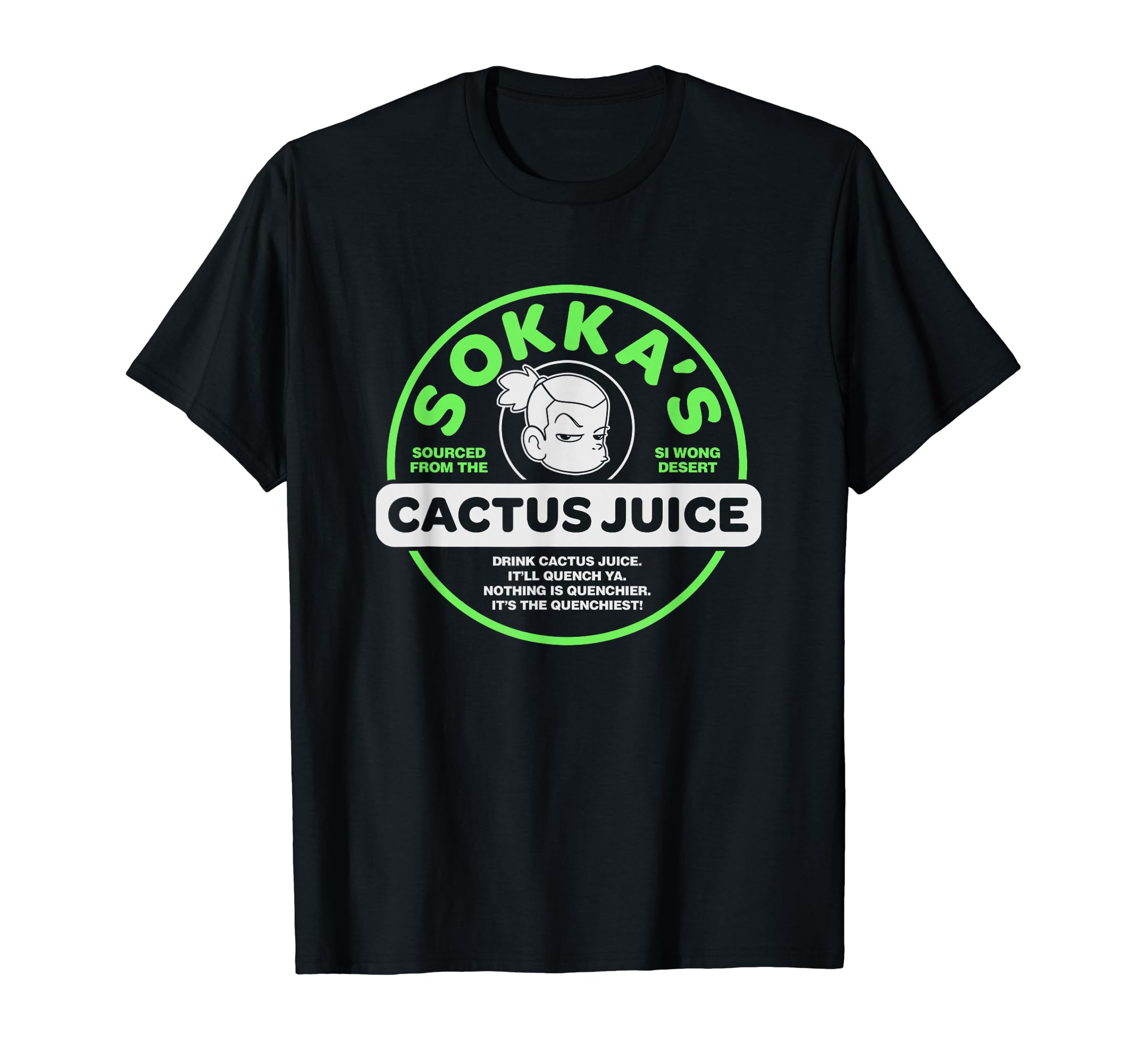 Avatar: The Last Airbender Sokka s Cactus Juice Badge T-Shirt