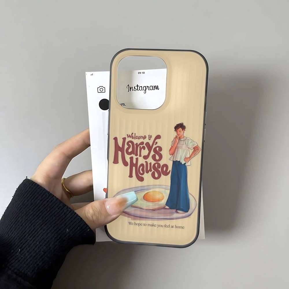 

Singer S-Styles Love On Tour Harrys Phone Case For IPhone 17 16 15 11 12 13 14 Pro Max Soft Corrugated Silicone Cover Case iPhone 12pro max