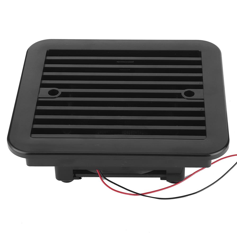 24V Side Air Vent Ventilation One‑Way Exhaust Blade Fan Low Noise for Car RV Trailer SUV
