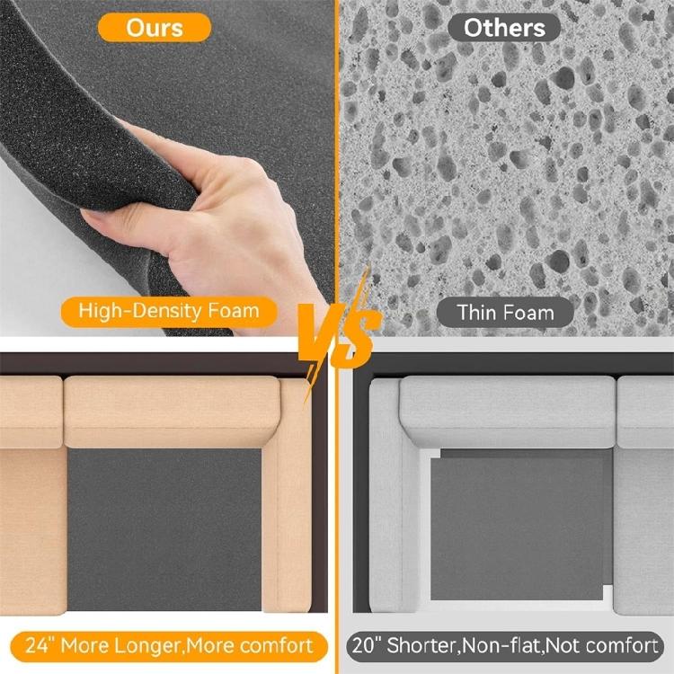 Cushion Support Insert Foam Repair Pad for Sagging Sofas Ergonomic Curved Designs Comfortable Enhancement